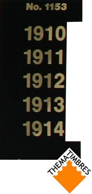 Signette Années 1910 1911 1912 1913 1914 SAFE 1153S