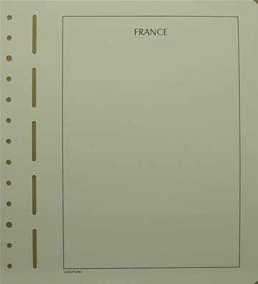 12 Feuilles vierges avec titre France Leuchtturm BL15 333055