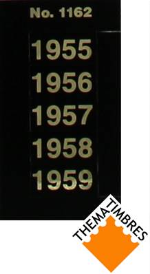 Signette Années 1955 1956 1957 1958 1959 SAFE 1162S