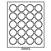 Medaillier fum pour 20 pieces de 41 mm sous capsules Leuchtturm MBCAPS41 312454