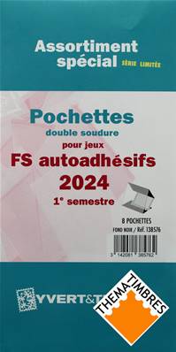 Pochettes 1er sem 2024 Futura FS autoadhesifs Yvert & Tellier 138576