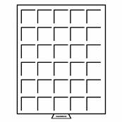 Medaillier tiroir fum  30 compartiments carrs 38 mm MB30 326654
