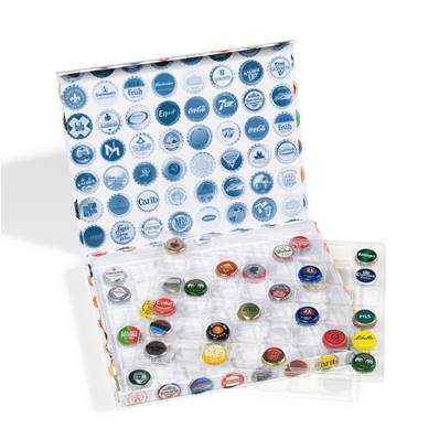 Coffret carton pour 96 capsules de biere Leuchtturm 367179