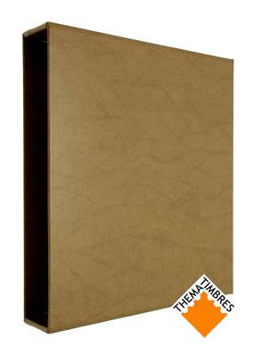 Boitier pour reliure skai beige Safe 819