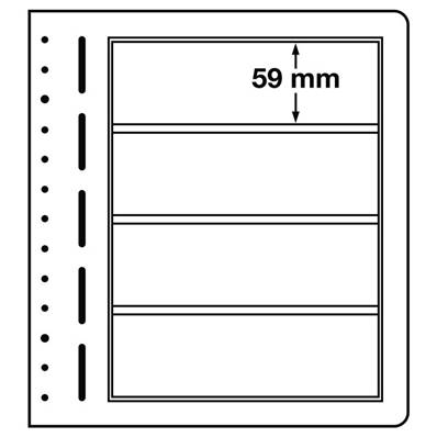 10 Feuilles à 4 bandes LB4 Leuchtturm 337872