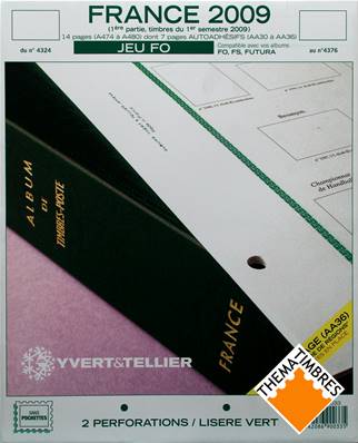 Jeu France Futura FO 2009 1er semestre Yvert et Tellier 690033