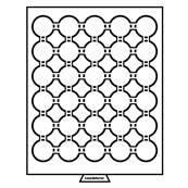 Medaillier fum pour 30 pieces de 32 mm sous capsules Leuchtturm MBCAPS32 315873