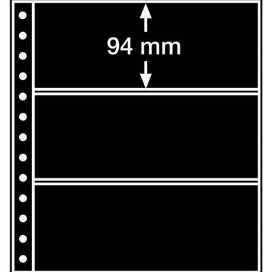 5 Feuilles R 3 bandes à fond noir Leuchtturm R3S 359388