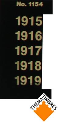 Signette Années 1915 1916 1917 1918 1919 SAFE 1154S