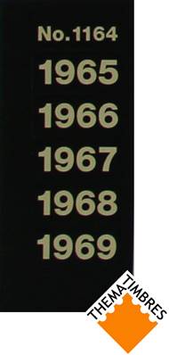 Signette Années 1965 1966 1967 1968 1969 SAFE 1164S