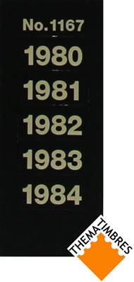 Signette Années 1980 1981 1982 1983 1984 SAFE 1167S